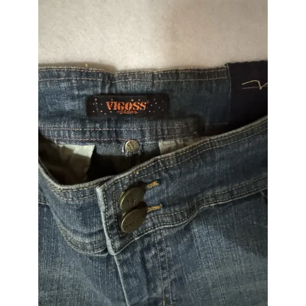 VIGOSS Women’s Modern Classic Style P3078 Pockets Sz 13/14 Low Waisted Fit Jeans